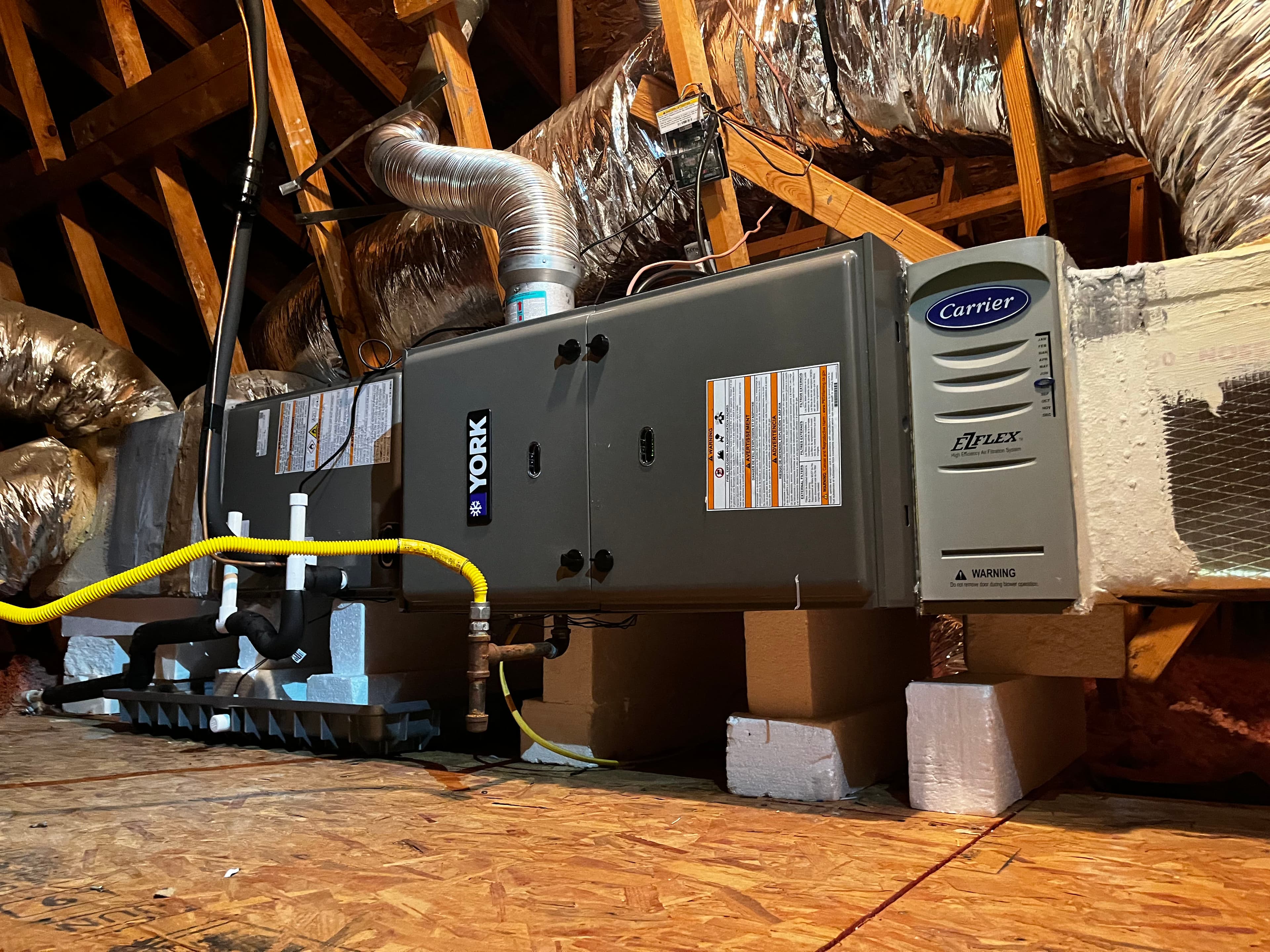 Project Attic Heating System Upgraded With New York Setup image