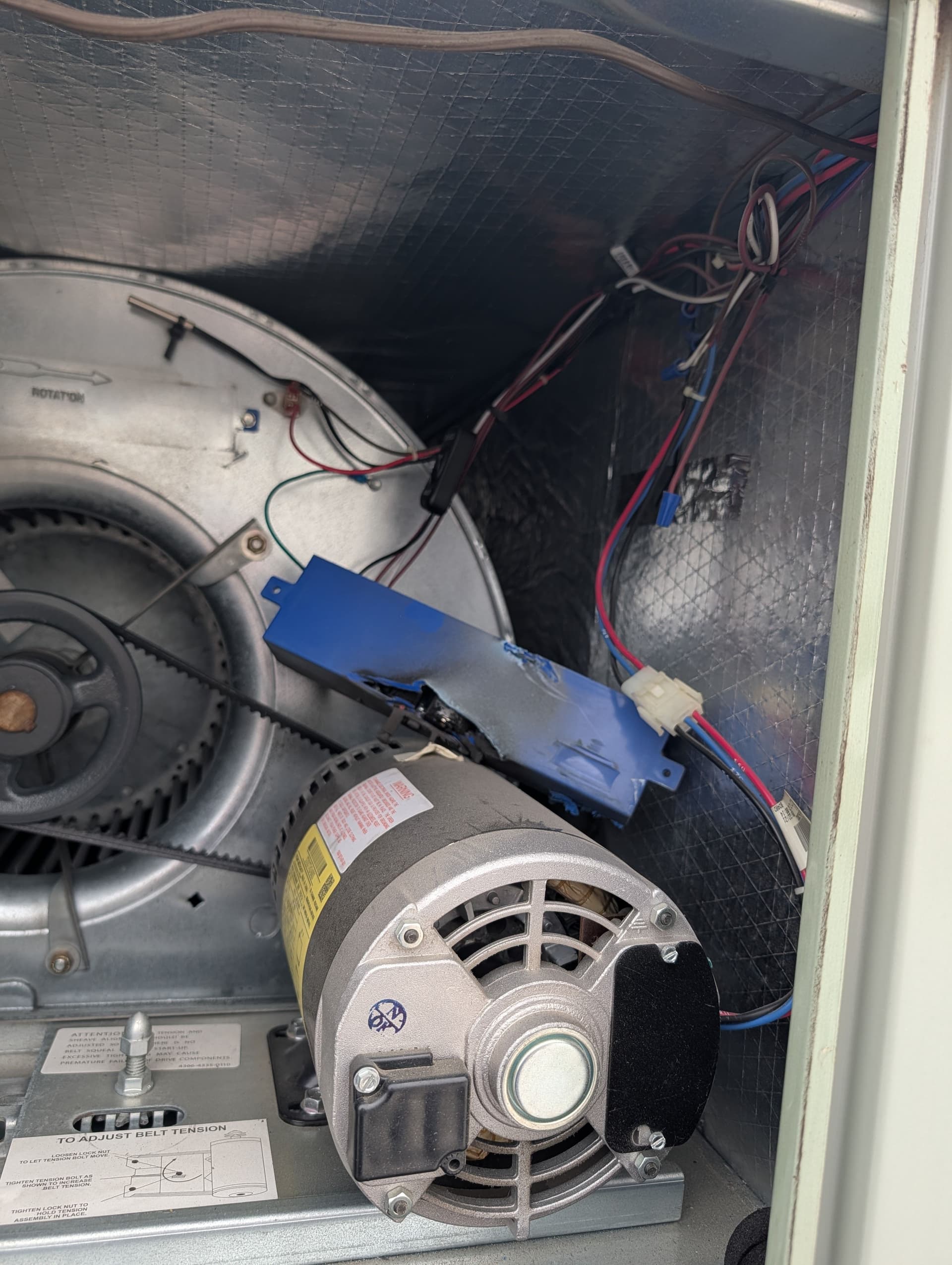 Gallery photos for Commercial RTU Service - Bad drain circuits worn parts and clogged filters: Image #4