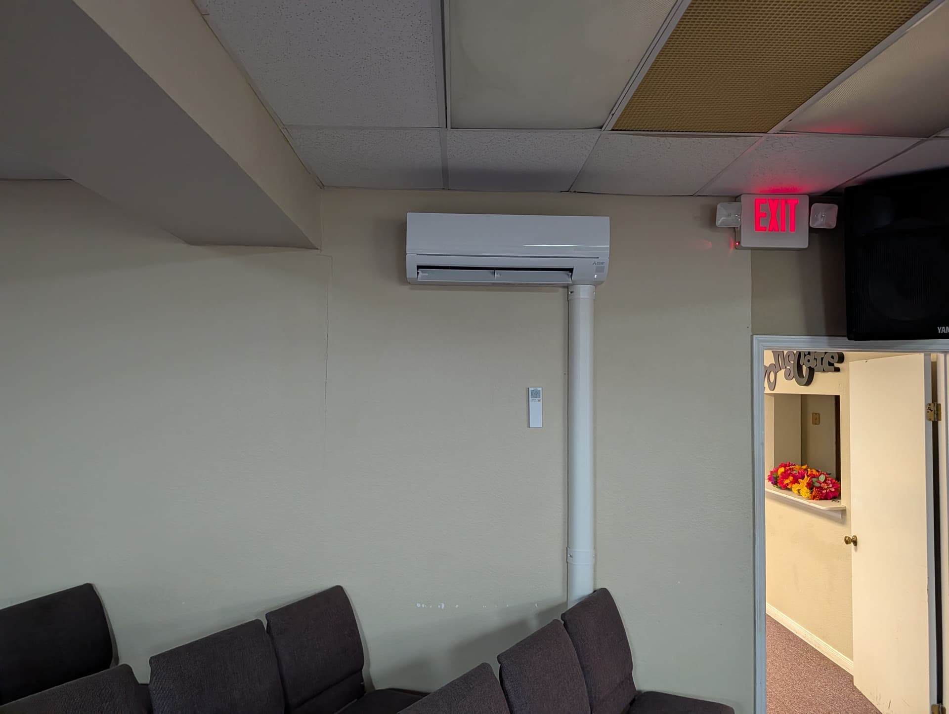 Mitsubishi Ductless Mini Split Installation at a Local Church image