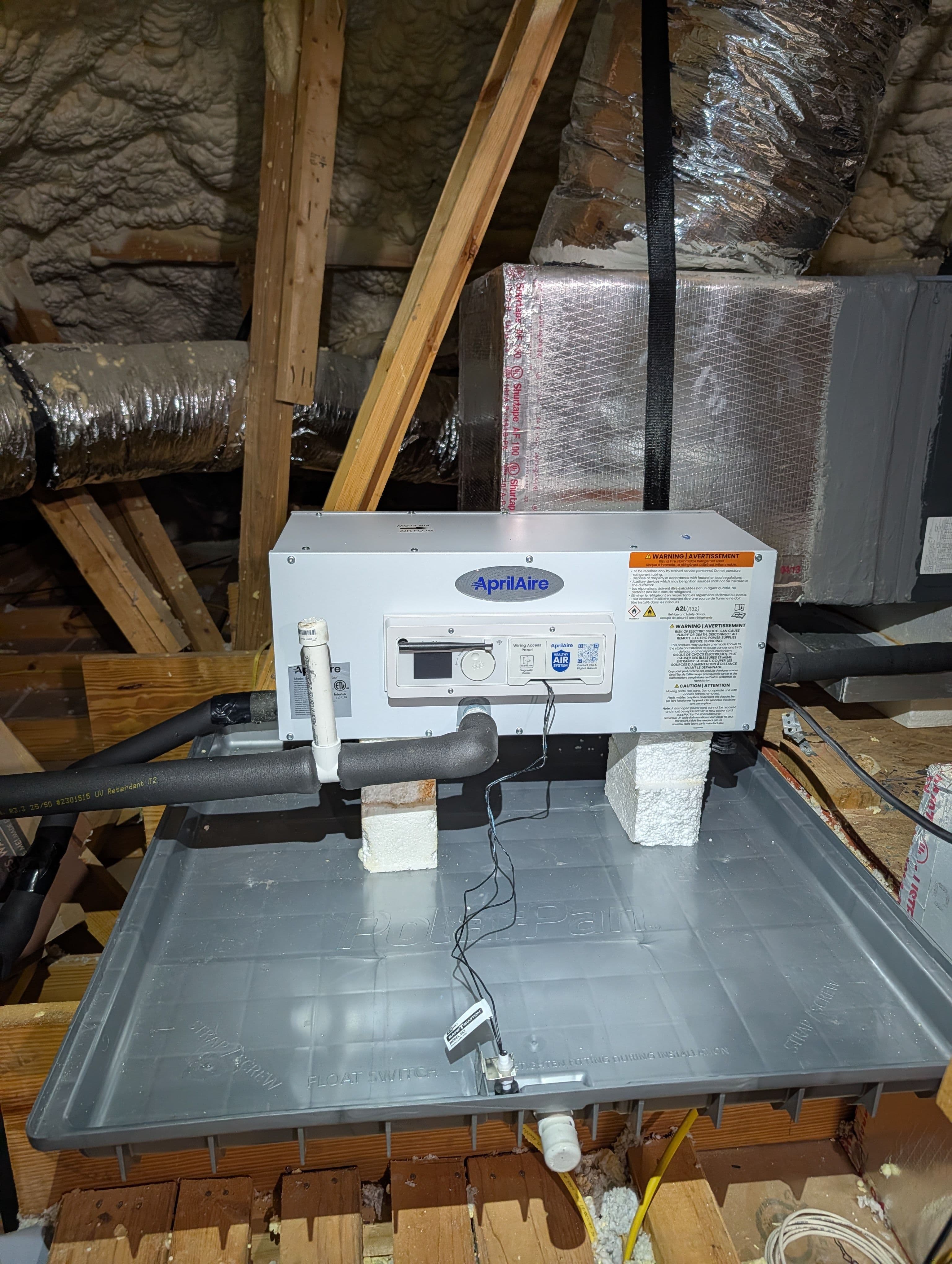 Project Now Installing Dehumidifiers for Encapsulated Attics image