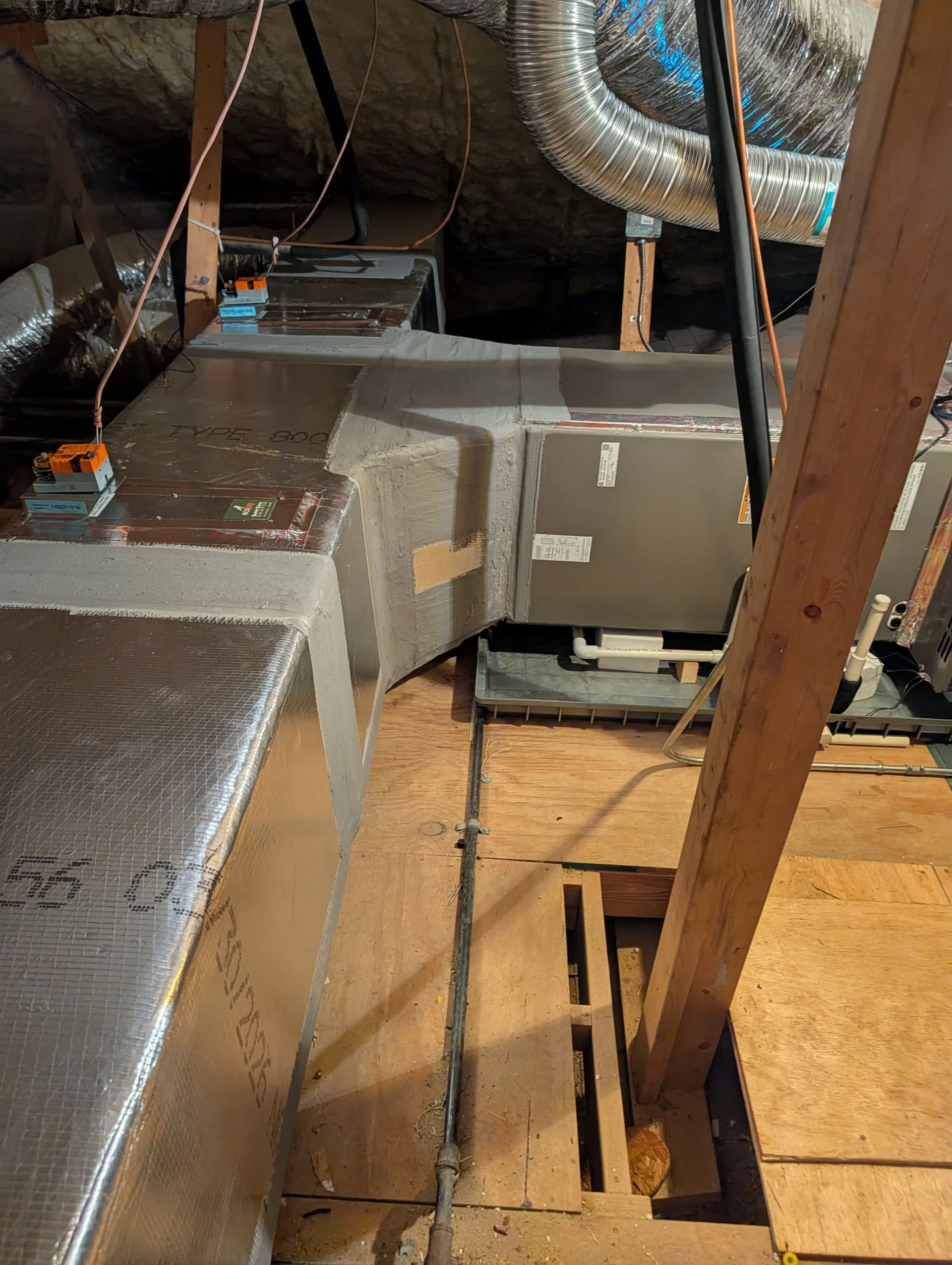 Gallery photos for Dual York HVAC System Install with Full Attic Zoning Setup: Image #5