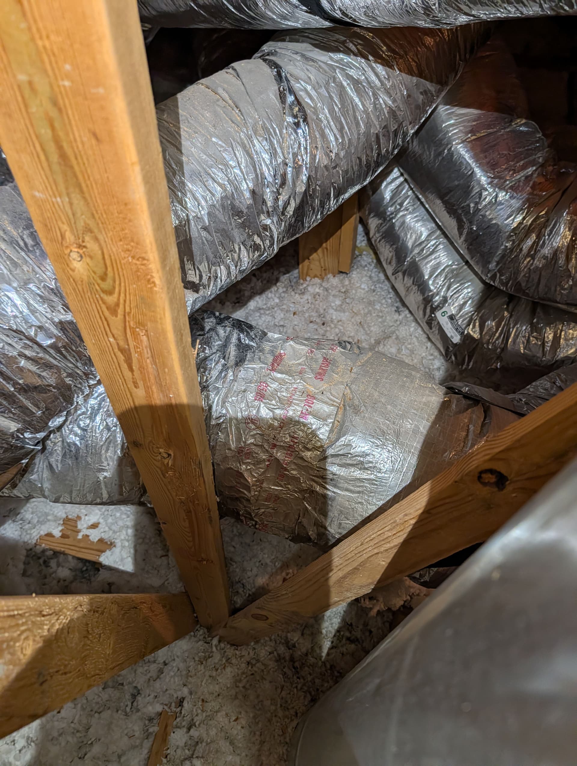 Damaged Attic Ductwork That Was Killing Airflow image