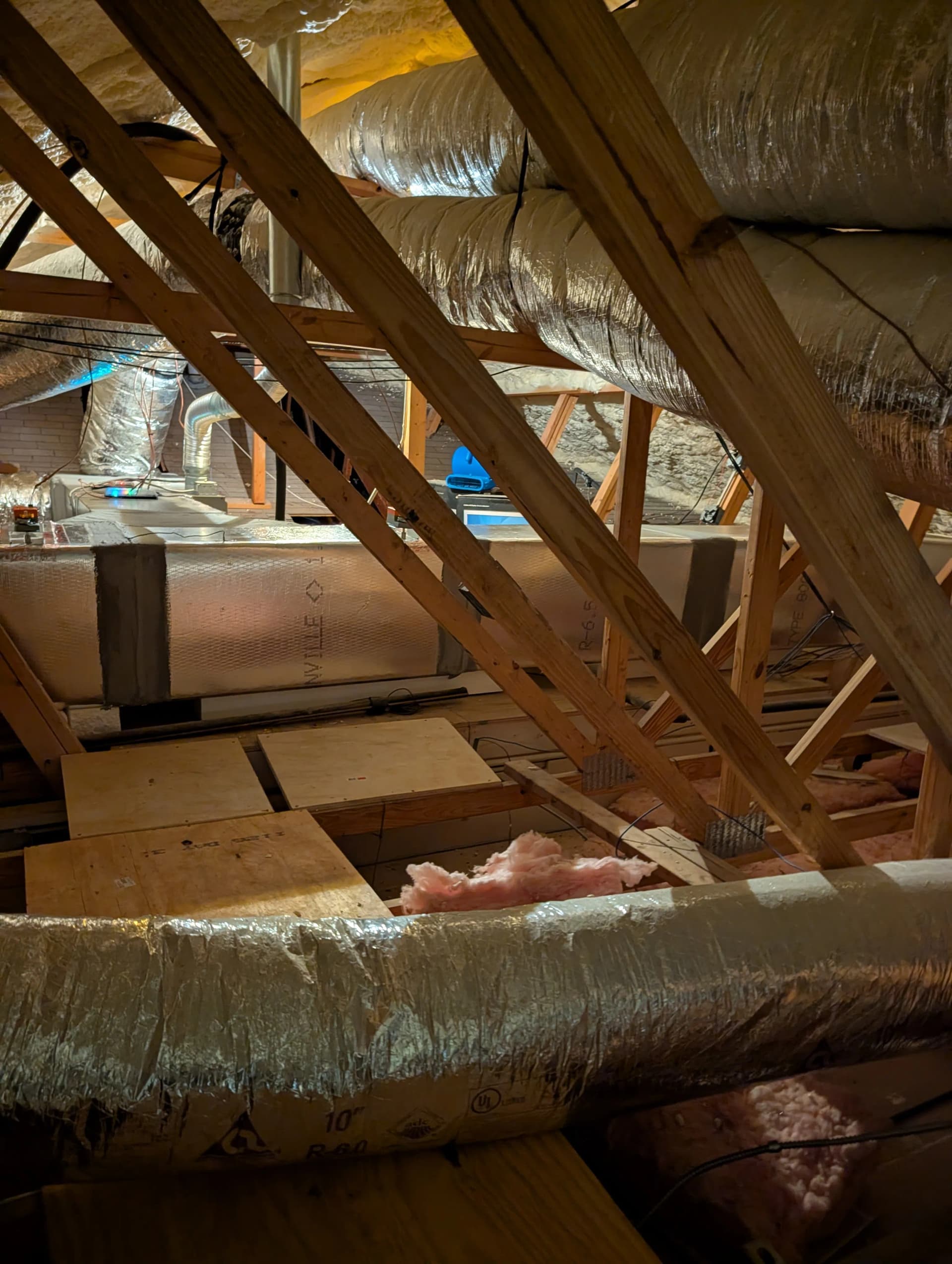 Gallery photos for Dual York HVAC System Install with Full Attic Zoning Setup: Image #6