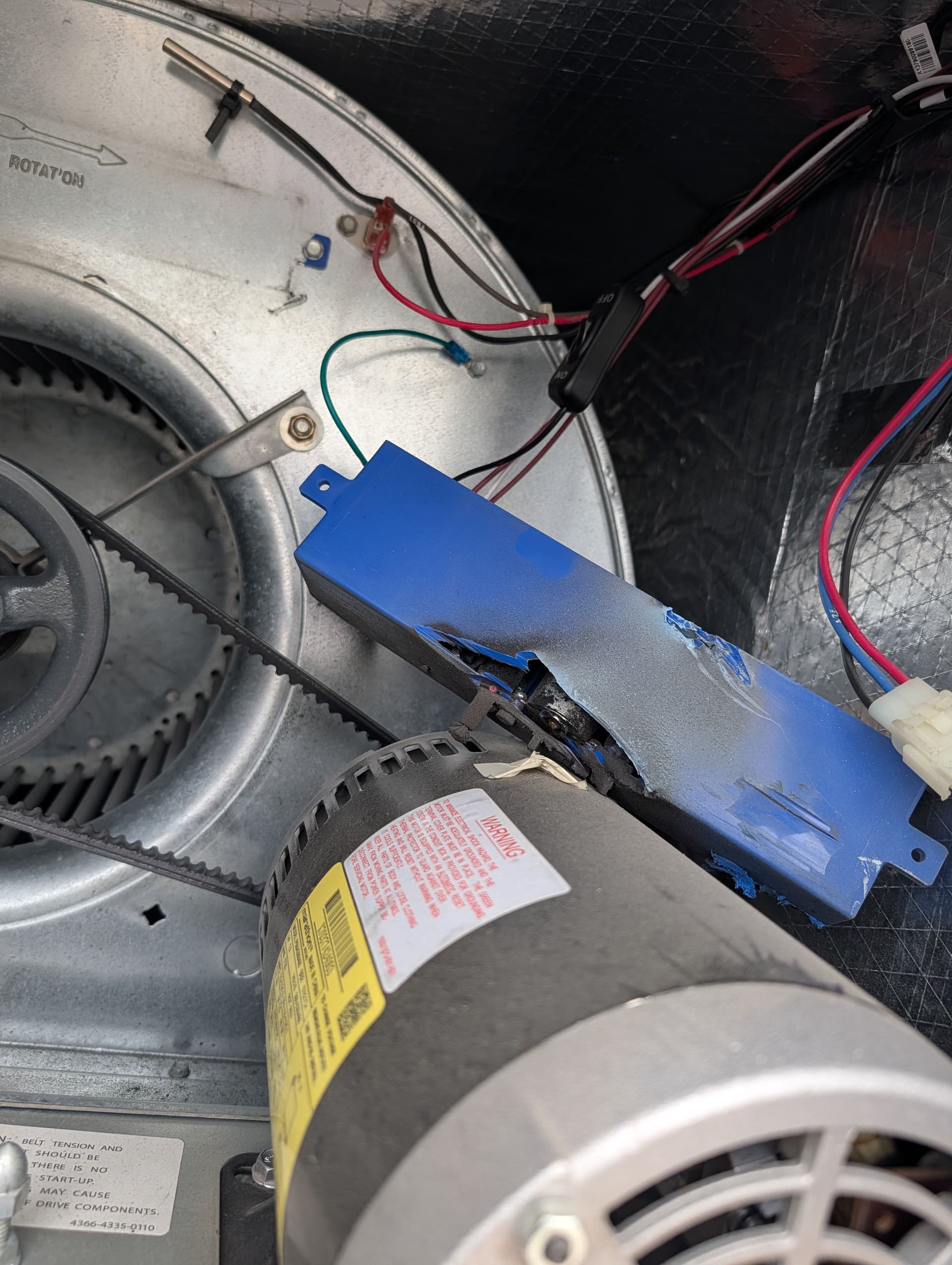 Gallery photos for Commercial RTU Service - Bad drain circuits worn parts and clogged filters: Image #3