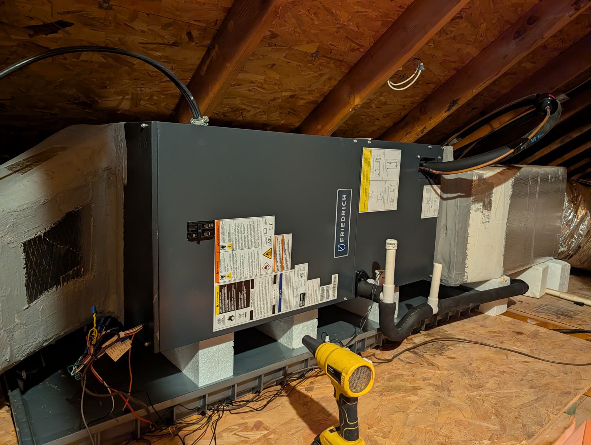 Gallery photos for New Friedrich AC System Installed and Ready for Summer Heat: Image #1