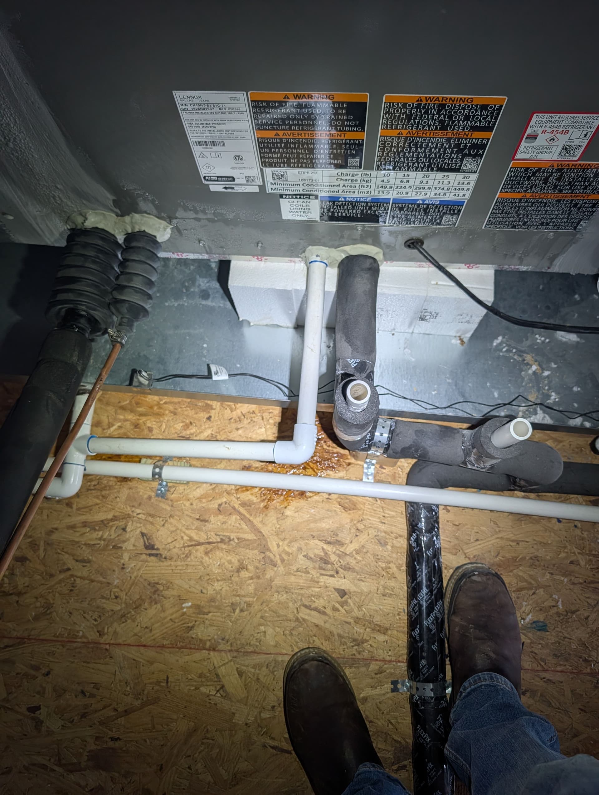 HVAC Condensate Drainage Issue Caught Before It Caused Real Damage image