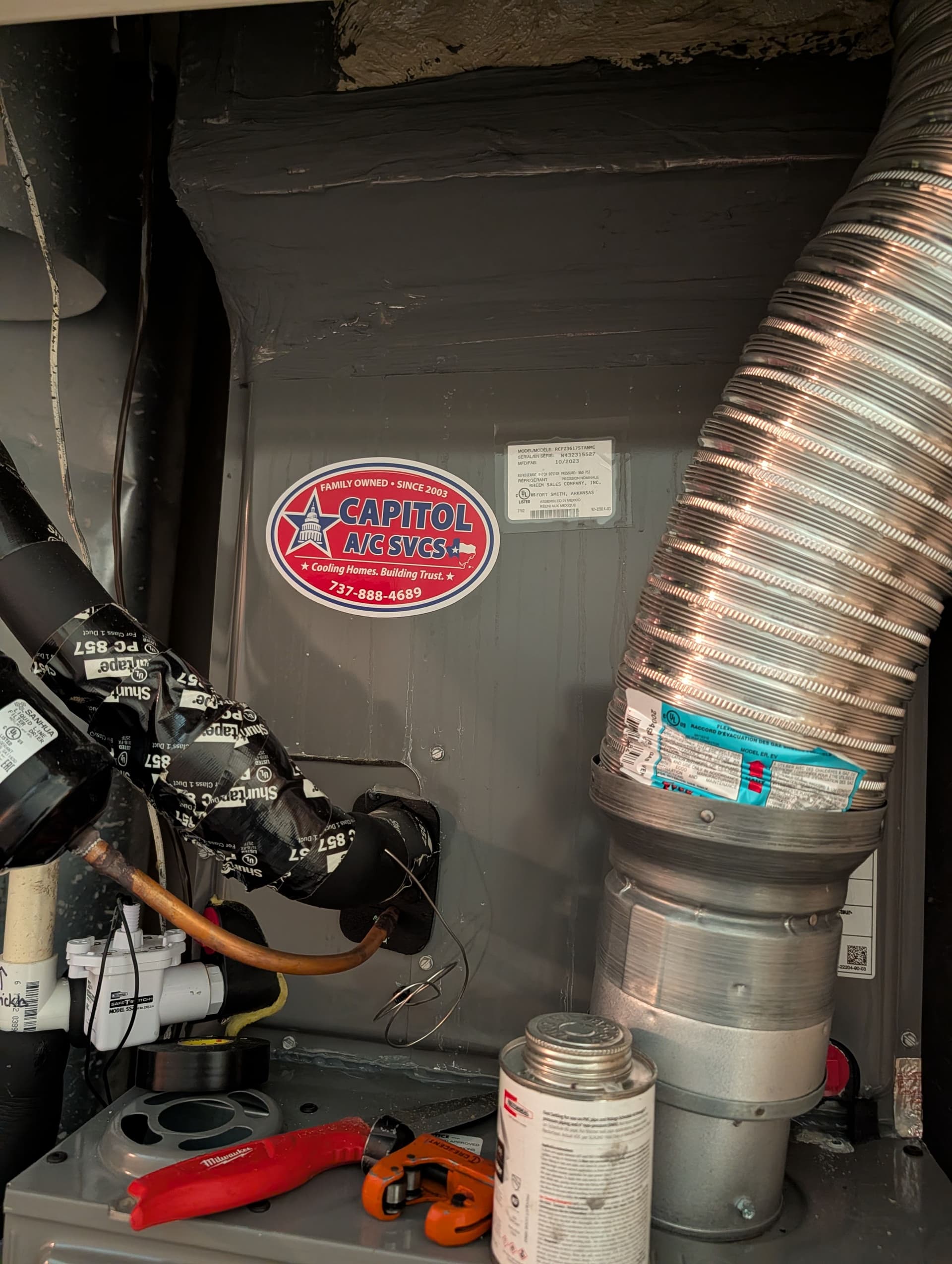 Gallery photos for Two Ruud Units One Home Full AC Replacement Story: Image #2