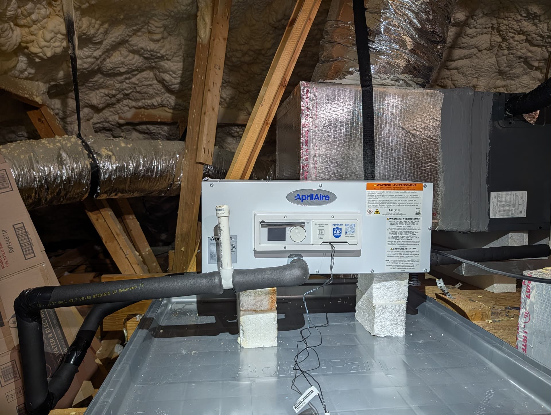 Gallery photos for Now Installing Dehumidifiers for Encapsulated Attics: Image #1
