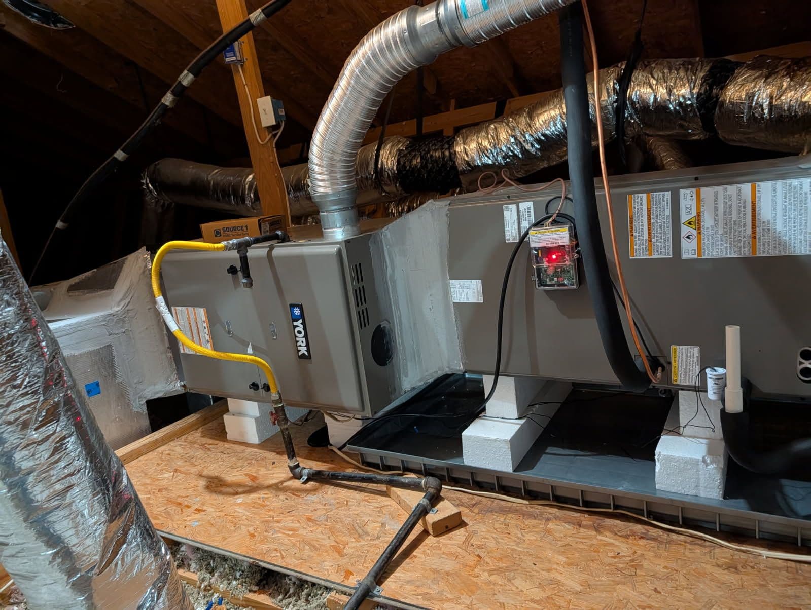 Gallery photos for Flawless Attic HVAC Setup by Capitol Air Conditioning Services: Image #1