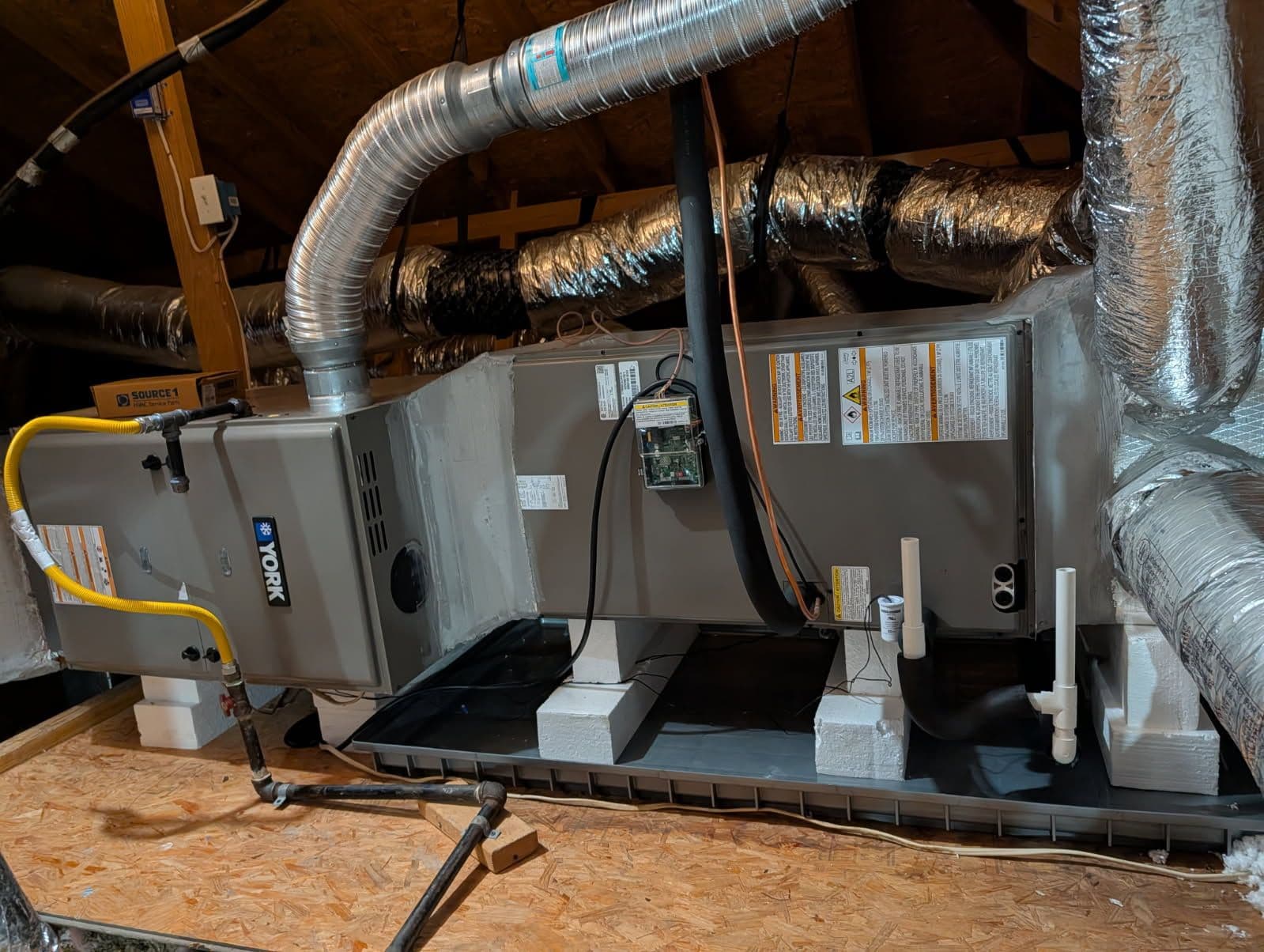 Gallery photos for Flawless Attic HVAC Setup by Capitol Air Conditioning Services: Image #2